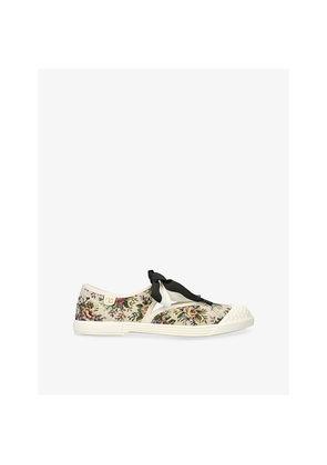 Womens Valentino Garavani Bay By Bay Jacquard Cotton Low-Top Trainers