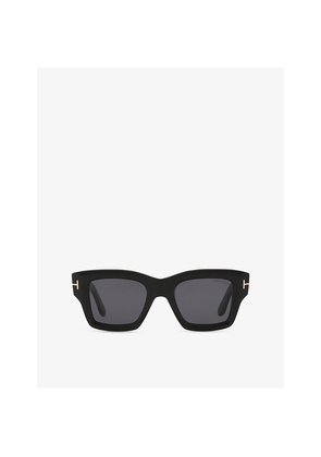Womens Tom Ford Tr001877 Ilias Square-Frame Acetate Sunglasses