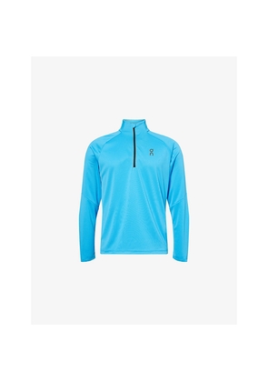 Mens On Funnel-Neck Climate Woven Top