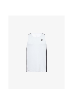 Mens On Performance Sleeveless Stretch-Mesh Tank Top