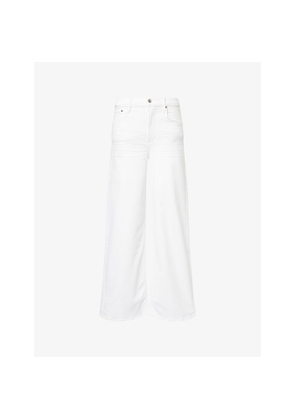 Womens Citizens Of Humanity Lyra Wide-Leg Cropped Denim Jeans