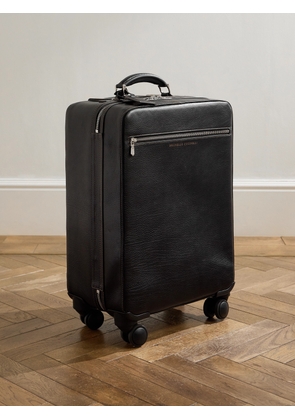Brunello Cucinelli - Full-Grain Leather Suitcase - Men - Black