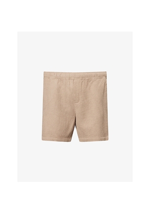 Mens Paige Chalmers Waffle-Pattern Cotton-Jersey Shorts