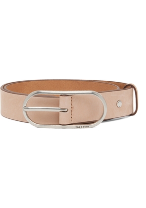 rag & bone Beige Rounded Rebound Suede Belt