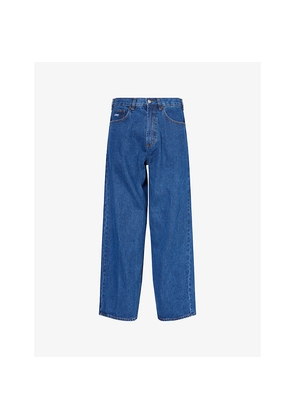 Mens Obey Bigwig Baggy Wide-Leg Denim Jeans