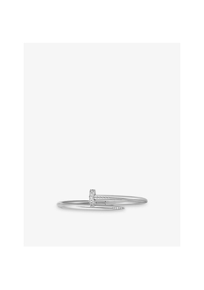 Cartier Juste Un Clou 18ct White-Gold and 0.58ct Brilliant-Cut Diamond Bracelet