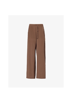 Womens Represent Mirage Wide-Leg Silk Jogging Bottoms