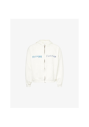 Mens Basketcase Sucker Graphic-Print Cotton-Jersey Hoody