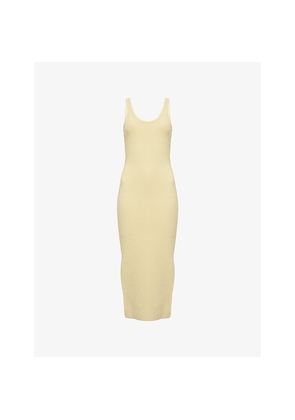 Womens Represent Tour Shoulder-Straps Stretch-Woven Midi Dress