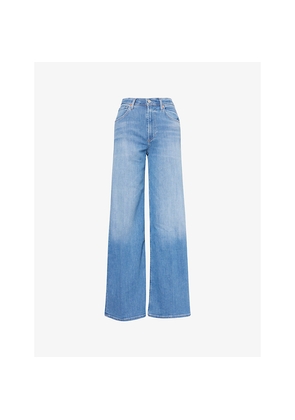 Womens Citizens Of Humanity Lyra Wide-Leg Cropped Denim Jeans
