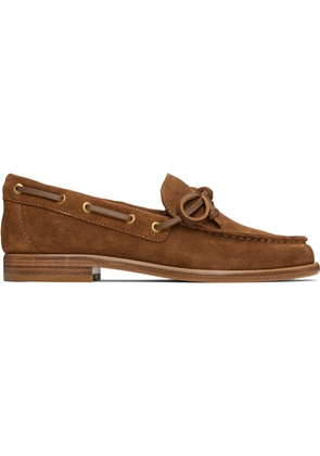 rag & bone Tan Carter Suede Boat Shoes