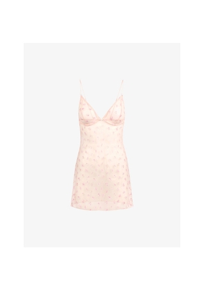 Womens Skims Spring Intimates Underwired Lace Slip Dress