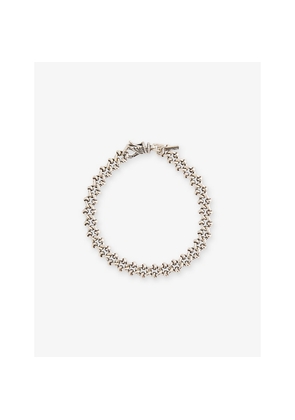 Mens Emanuele Bicocchi Essential Knotted 925 Sterling-Silver Bracelet
