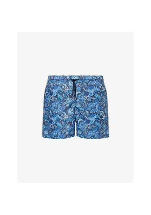 Mens Derek Rose Maui Graphic-Pattern Swim Shorts