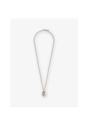 Mens Emanuele Bicocchi Sacred Heart 925 Sterling-Silver Necklace