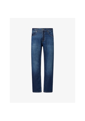 Mens 7 For All Mankind Modern Straight-Leg Stretch-Denim Blend Jeans