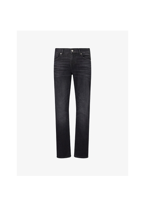 Mens 7 For All Mankind Slimmy Tapered-Leg Stretch-Denim Jeans