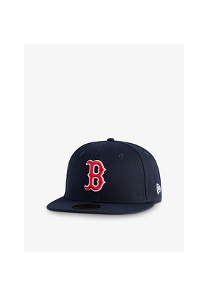 Mens New Era 59Fifty Boston Red Sox Authentic On Field Game Woven Baseball Cap