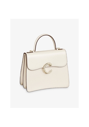 Womens Panthère De Cartier Small Leather Top-Handle Bag