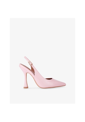 Womens KG Kurt Geiger Aria Faux-Leather Slingback Courts