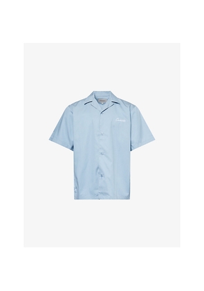 Mens Carhartt WIP Delray Short-Sleeve Woven Shirt