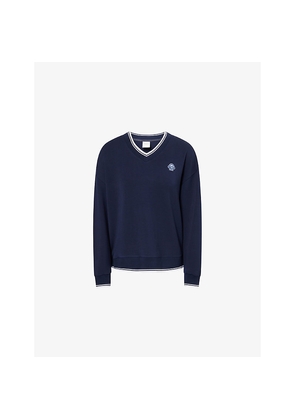 Womens Varley Iona Embroidered-Logo Knitted Jumper