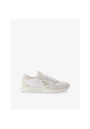 Mens Prada Prax 2.0 Re-Nylon and Suede Trainers