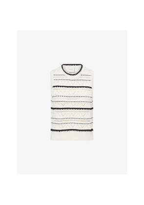 Womens Varley Athena Pointelle Knitted Vest