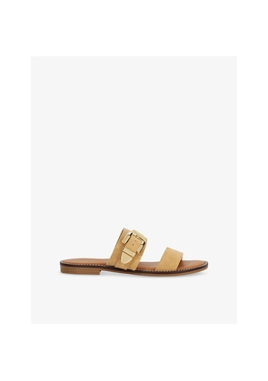 Womens Dune Lawe Suede Sandals