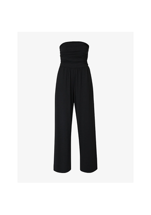 Womens Sweaty Betty Bandeau Wide-Leg Modal Jumpsuit