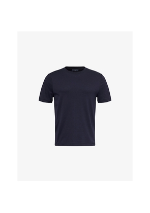 Mens Dunhill Crewneck Short-Sleeve Cotton T-Shirt