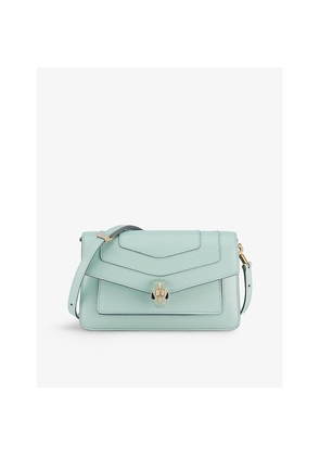 Womens Bvlgari Serpenti Forever Leather Cross-Body Bag