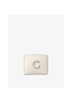 Womens Panthère De Cartier Simple Leather Card Holder