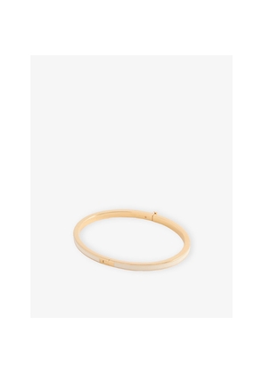 Womens Tory Burch Kira 18ct Yellow Gold-Plated Brass and Enamel Bracelet