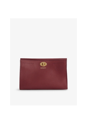 Womens Burberry Cotswolds Leather Pouch Bag