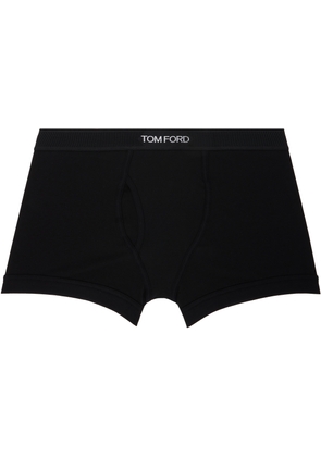 TOM FORD Black Cotton Boxer Briefs