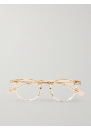 Garrett Leight California Optical - Hercules Round-Frame Acetate Optical Glasses - Men - Neutrals