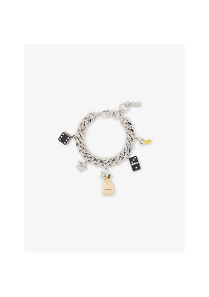 Womens Marc Jacobs Perfect Charm Silver-Plated Brass Bracelet