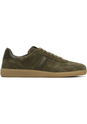 TOM FORD Khaki Suede Archer Sneakers