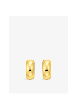 Womens Thomas Sabo Small Chunky 18ct Yellow Gold-Plated 925 Sterling Silver Hoop Earrings