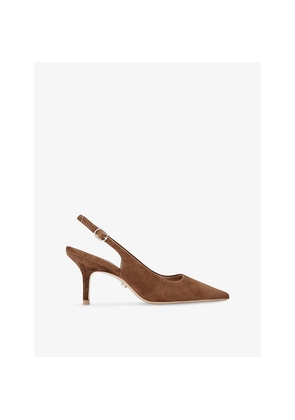 Womens Carvela Spirited Suede Slingback Courts