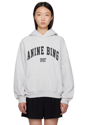 ANINE BING Gray Harvey Hoodie