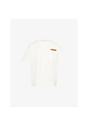 Womens Bottega Veneta Patch-Pockets Relaxed-Fit Cotton-Jersey T-Shirt