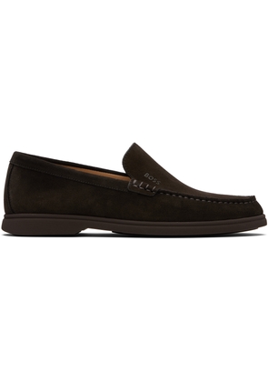 BOSS Brown Suede Loafers