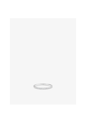 Womens Astley Clarke Fine Essentials 14ct White-Gold and 0.8190ct Lab-Grown Diamond Eternity Ring
