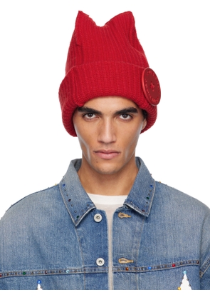 Charles Jeffrey LOVERBOY Red Box Beanie