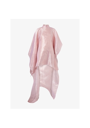 Womens Taller Marmo Dallas Band-Collar Woven Kaftan