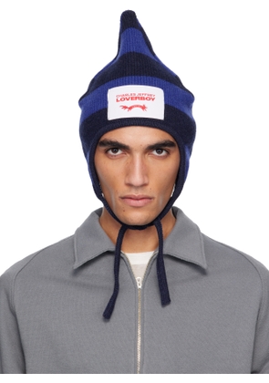 Charles Jeffrey LOVERBOY Blue Spike Bonnet Beanie