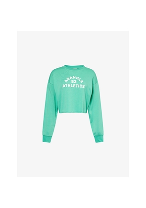 Womens Adanola Campus Modal-Blend Crop Sweatshirt
