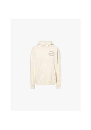 Womens Sporty & Rich Riding Club Logo-Print Cotton-Jersey Hoody